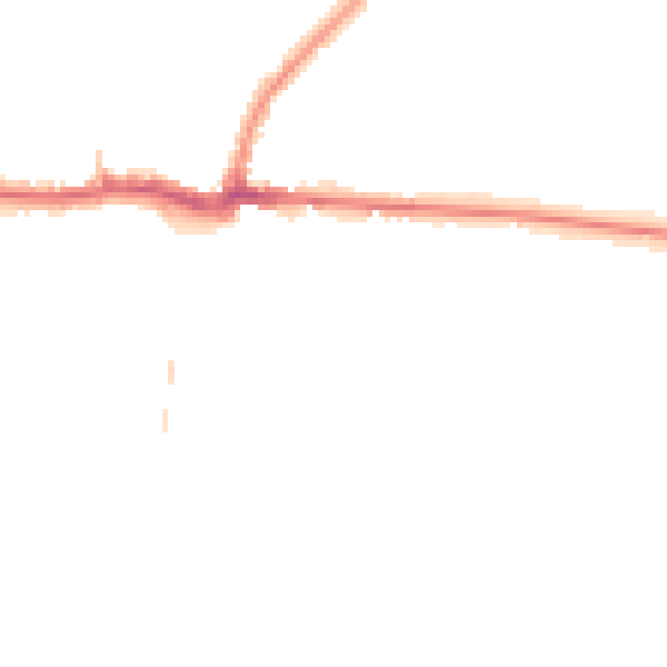 Night-time road noise heatmap for PE30 4NS