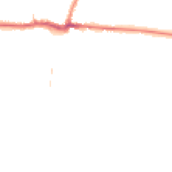 Night-time road noise heatmap for PE30 4PH