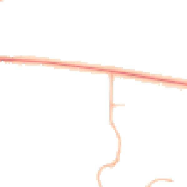 Night-time road noise heatmap for PE30 4UD
