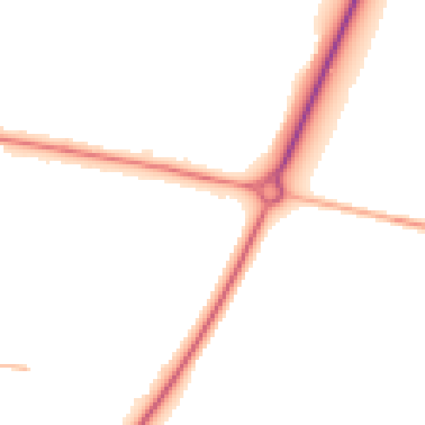 Night-time road noise heatmap for PE30 4UQ
