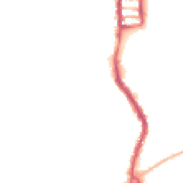 Night-time road noise heatmap for PE30 5FJ