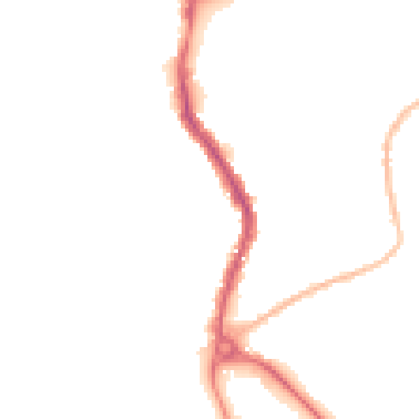 Night-time road noise heatmap for PE30 5HQ