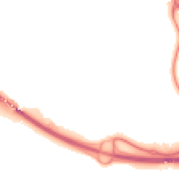 Night-time road noise heatmap for PE30 5LD