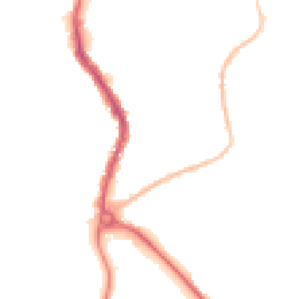 Night-time road noise heatmap for PE30 5QR