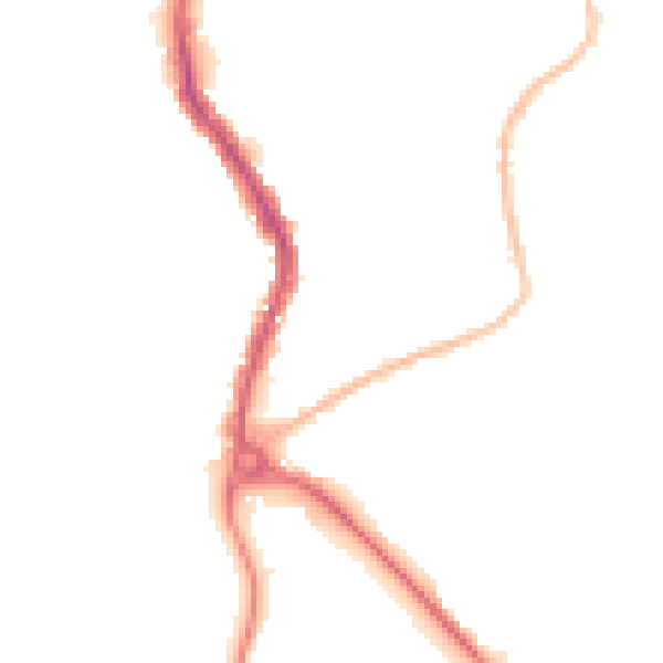 Night-time road noise heatmap for PE30 5QS