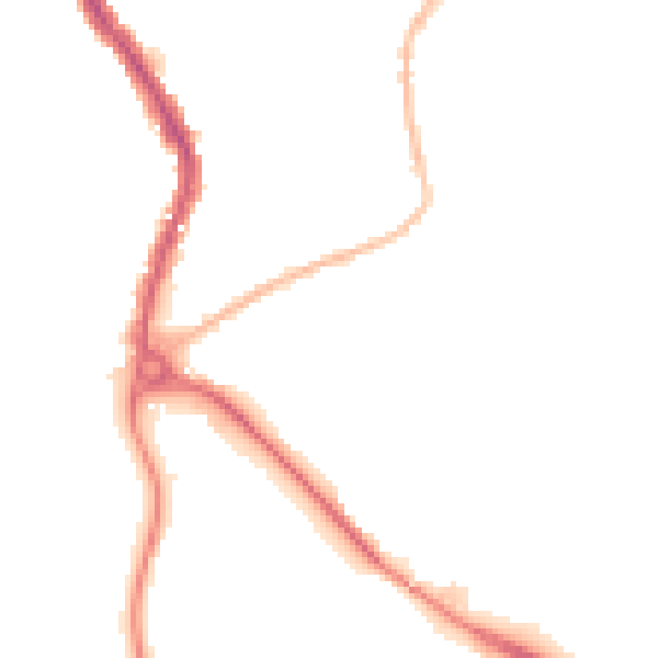 Night-time road noise heatmap for PE30 5RQ