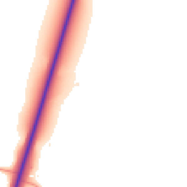 Daytime road noise heatmap for PE31 6AL