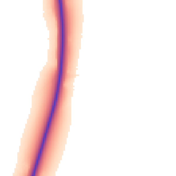 Daytime road noise heatmap for PE31 6AN