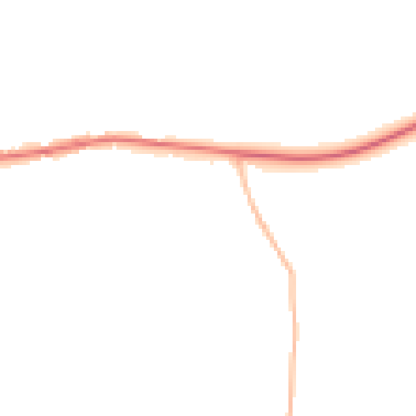 Night-time road noise heatmap for PE31 6BH