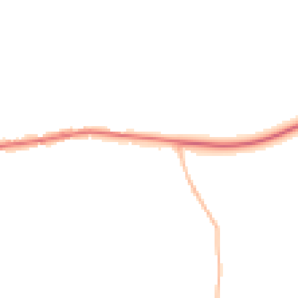 Night-time road noise heatmap for PE31 6DF