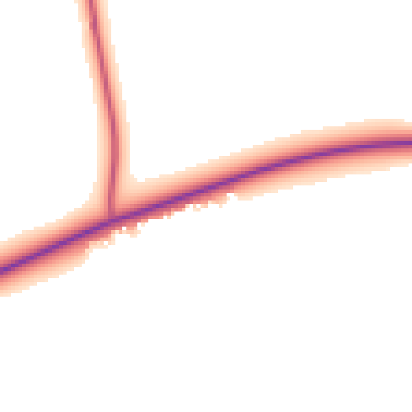 Daytime road noise heatmap for PE31 6DJ