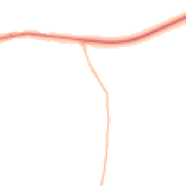 Night-time road noise heatmap for PE31 6DQ