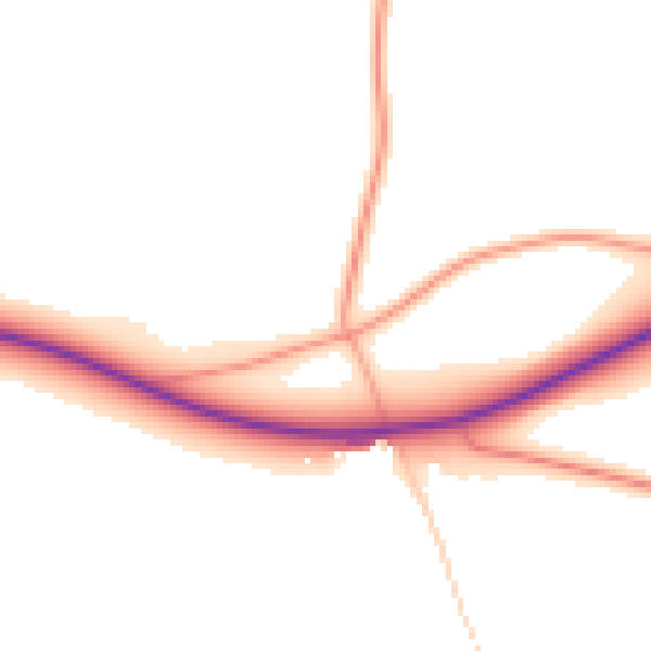 Daytime road noise heatmap for PE31 6DR