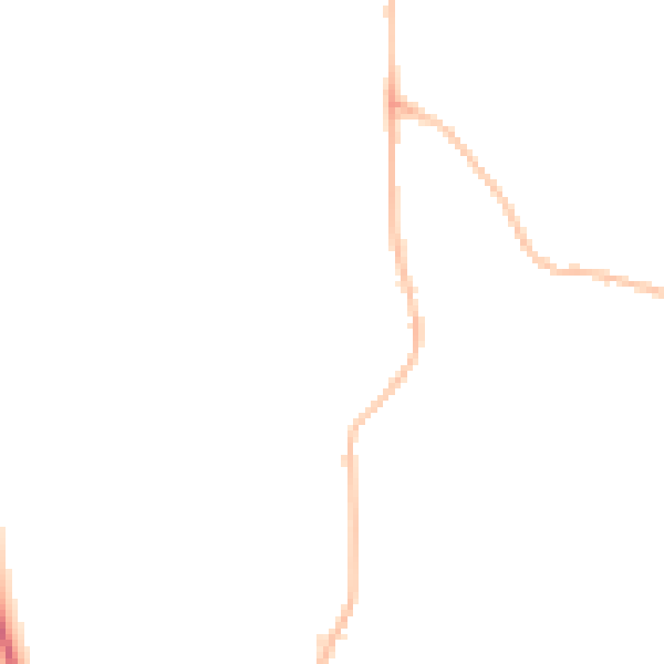 Night-time road noise heatmap for PE31 6HN