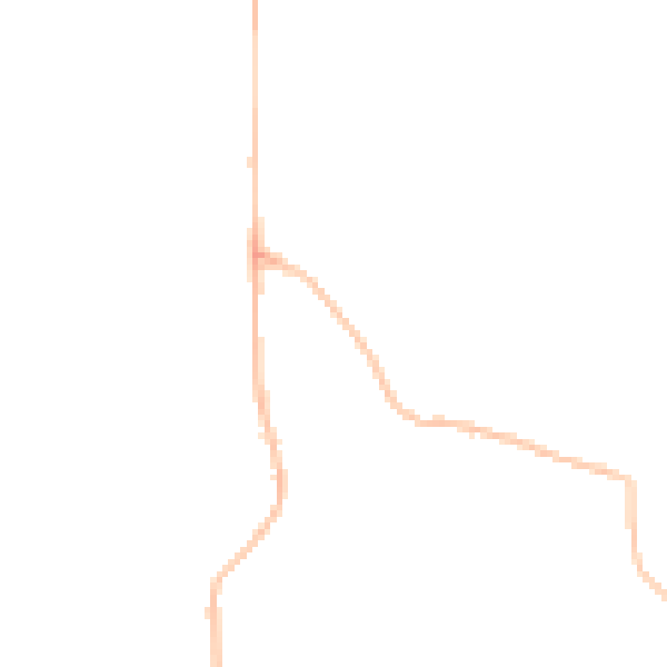 Night-time road noise heatmap for PE31 6PW