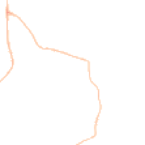 Night-time road noise heatmap for PE31 6YL