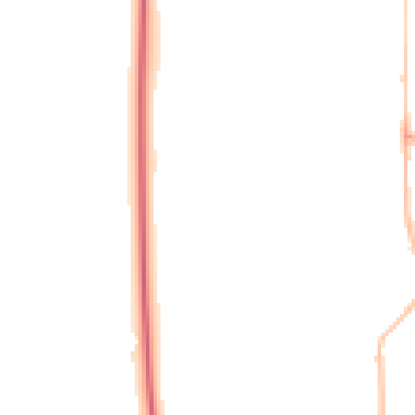 Night-time road noise heatmap for PE31 6YS