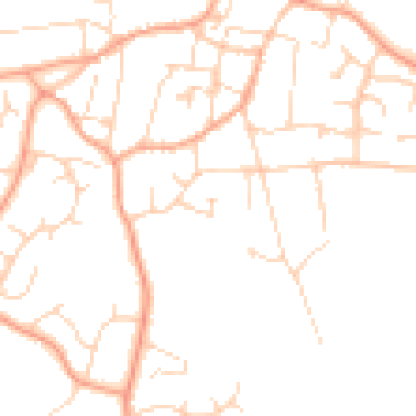 Daytime road noise heatmap for PE31 7FB