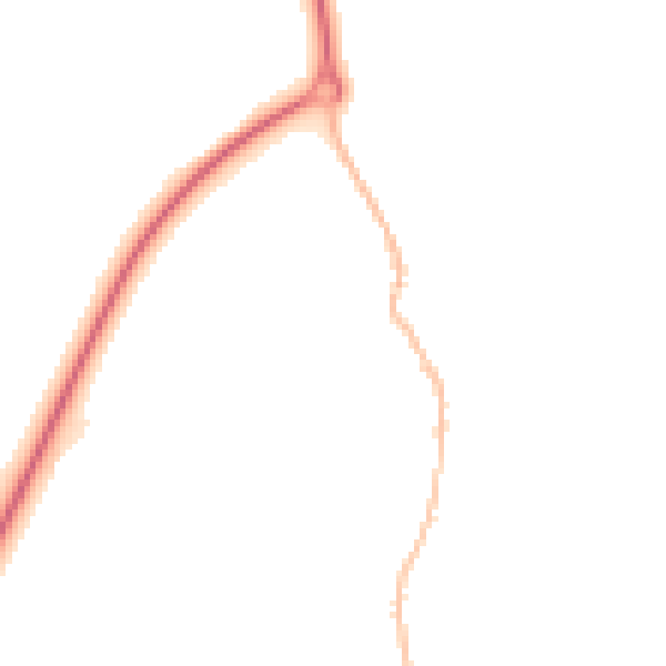 Night-time road noise heatmap for PE31 7NY