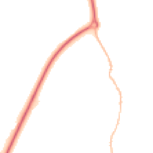 Night-time road noise heatmap for PE31 7NZ