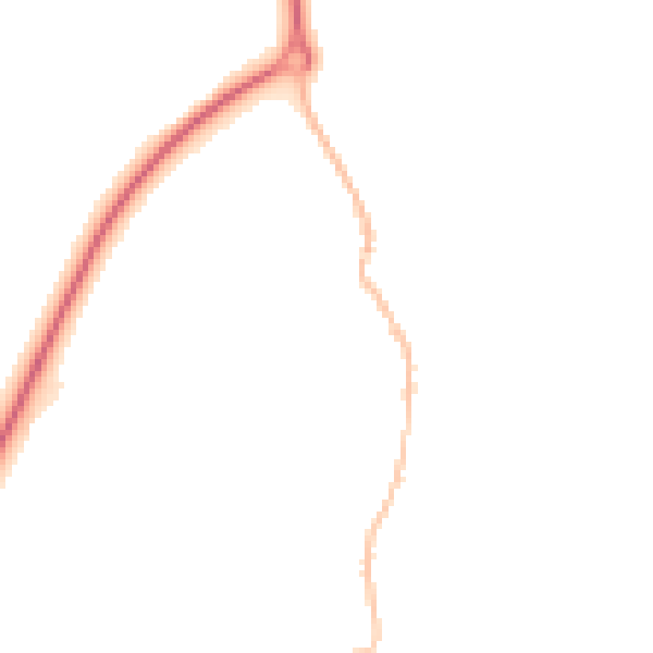 Night-time road noise heatmap for PE31 7PL