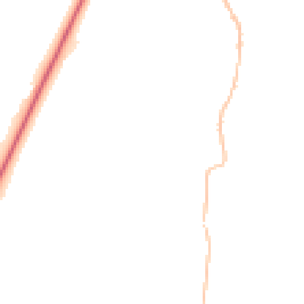 Night-time road noise heatmap for PE31 7RP