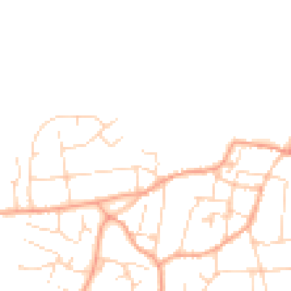 Daytime road noise heatmap for PE31 7TE