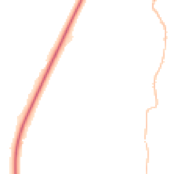 Night-time road noise heatmap for PE31 7UB