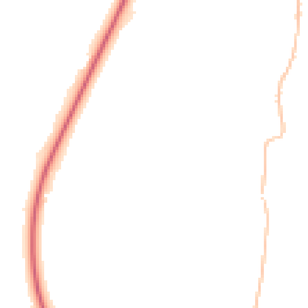 Night-time road noise heatmap for PE31 7UP