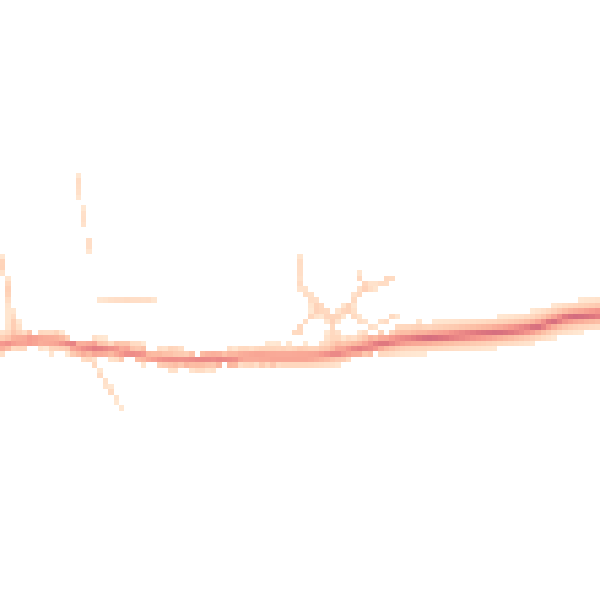 Daytime road noise heatmap for PE31 8AL