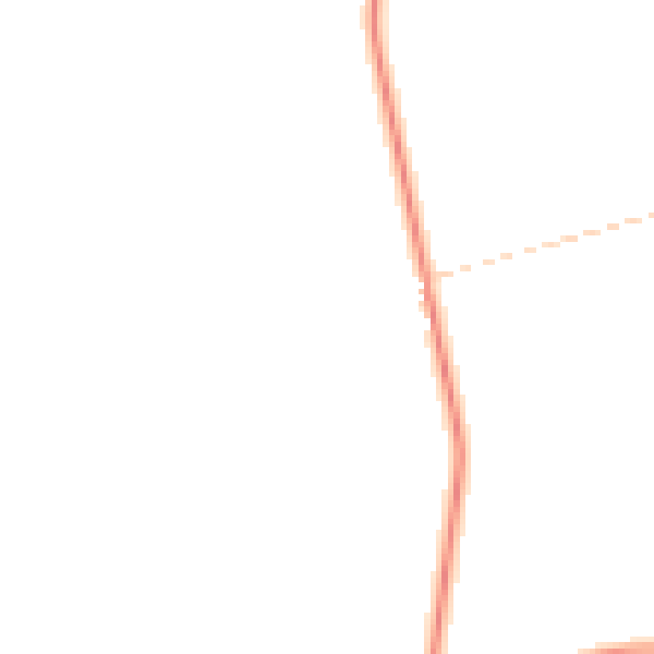 Daytime road noise heatmap for PE31 8EE