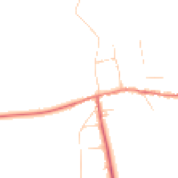 Daytime road noise heatmap for PE31 8GG