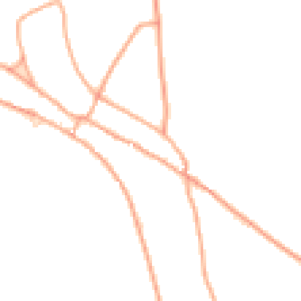 Daytime road noise heatmap for PE31 8HN