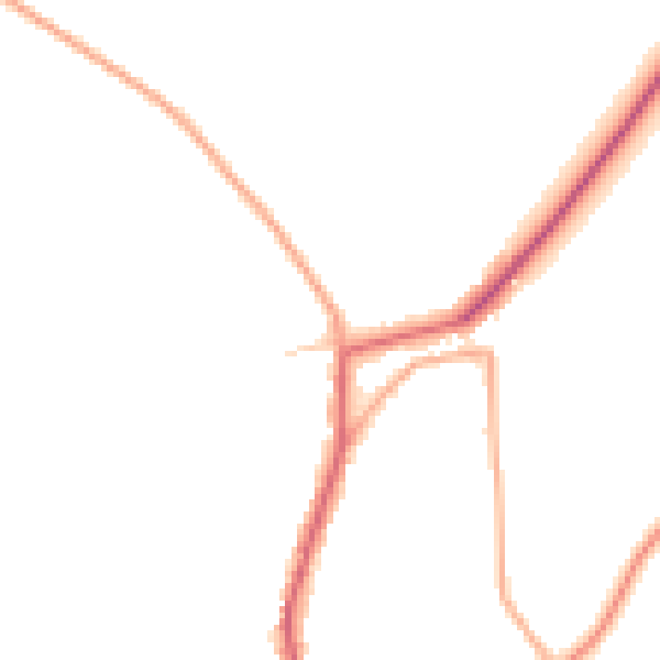 Daytime road noise heatmap for PE31 8LZ