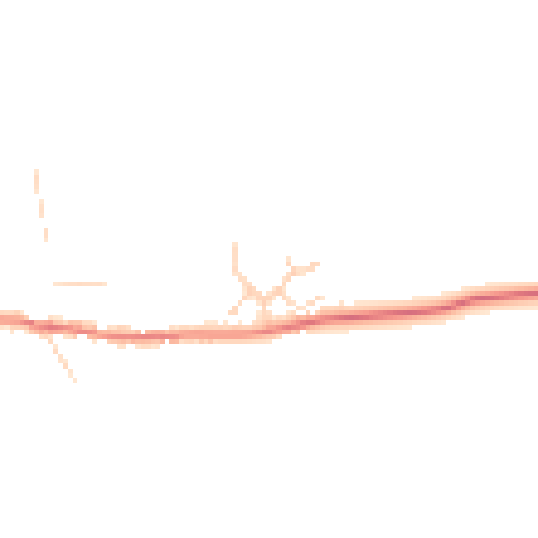 Daytime road noise heatmap for PE31 8XE