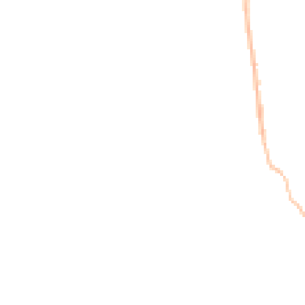 Night-time road noise heatmap for PE32 1BN