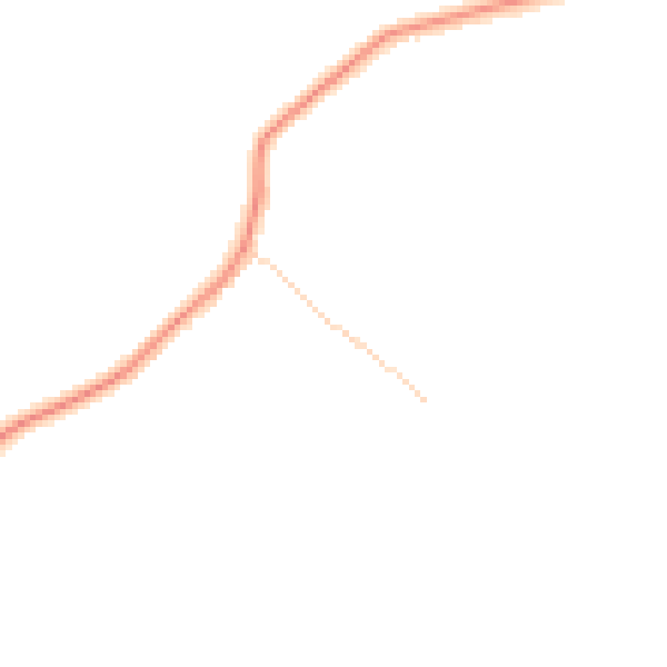 Daytime road noise heatmap for PE32 1EL