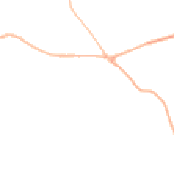 Night-time road noise heatmap for PE32 1FR