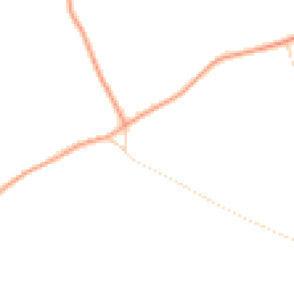 Daytime road noise heatmap for PE32 1FT