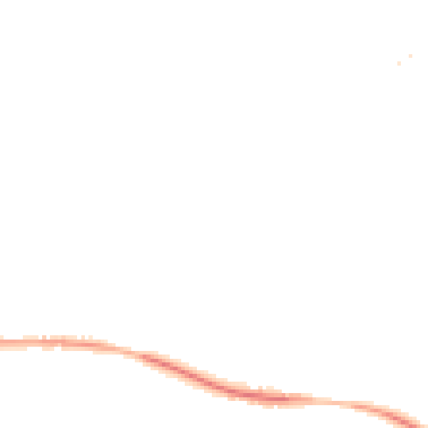 Night-time road noise heatmap for PE32 1NY