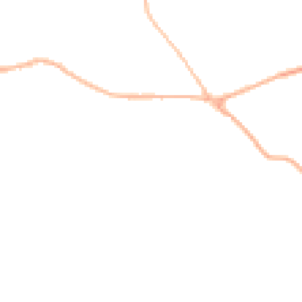 Night-time road noise heatmap for PE32 1PY
