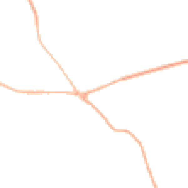 Night-time road noise heatmap for PE32 1TZ