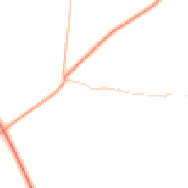 Daytime road noise heatmap for PE32 2BP