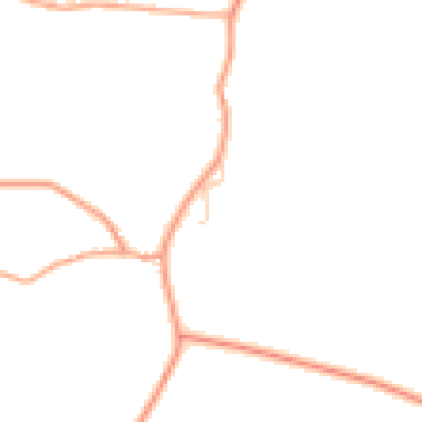 Daytime road noise heatmap for PE32 2LH