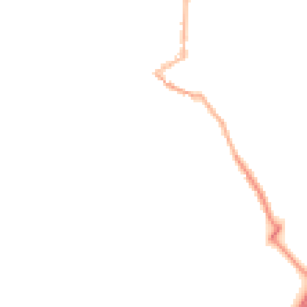 Night-time road noise heatmap for PE6 0BH