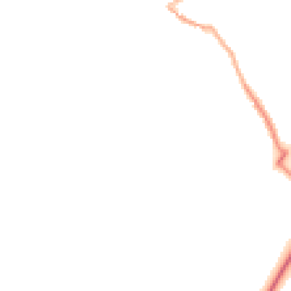 Night-time road noise heatmap for PE6 0BS