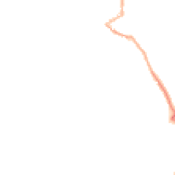 Night-time road noise heatmap for PE6 0BW