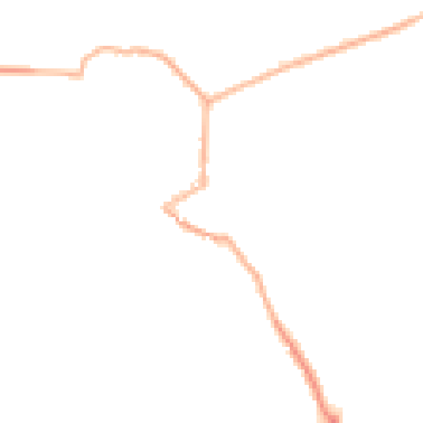 Night-time road noise heatmap for PE6 0DF