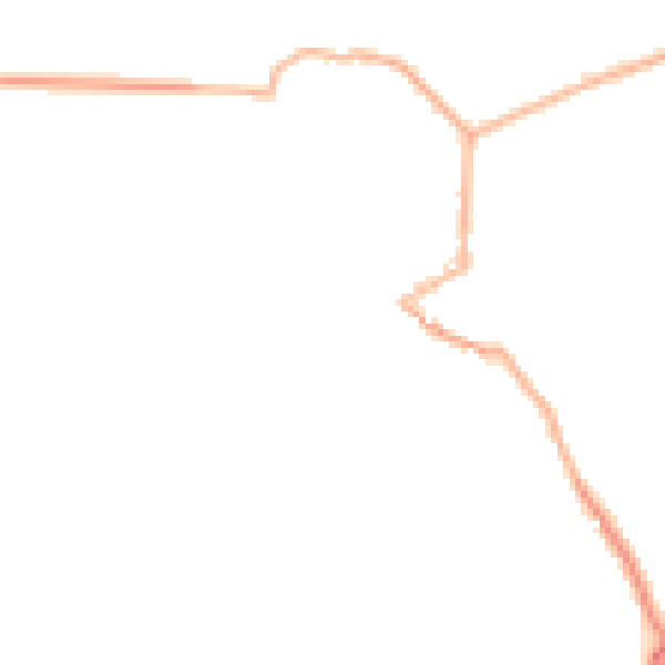 Night-time road noise heatmap for PE6 0ED