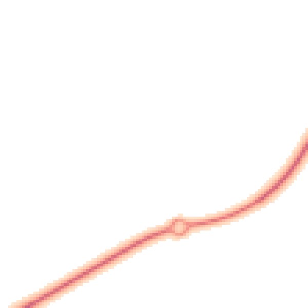 Night-time road noise heatmap for PE6 0FJ